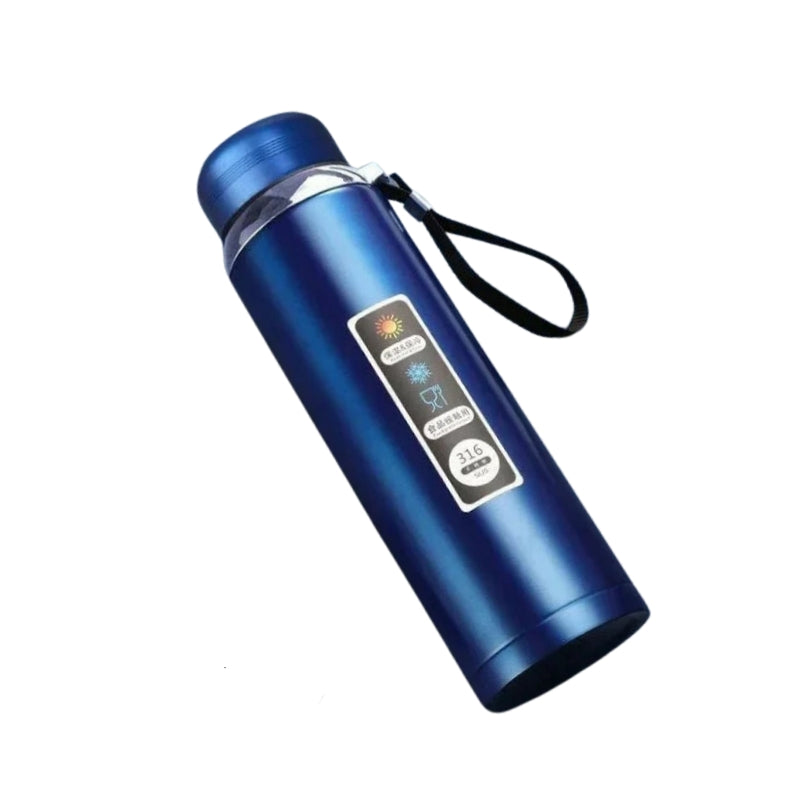 thermoskanne mit temperatur - Blau