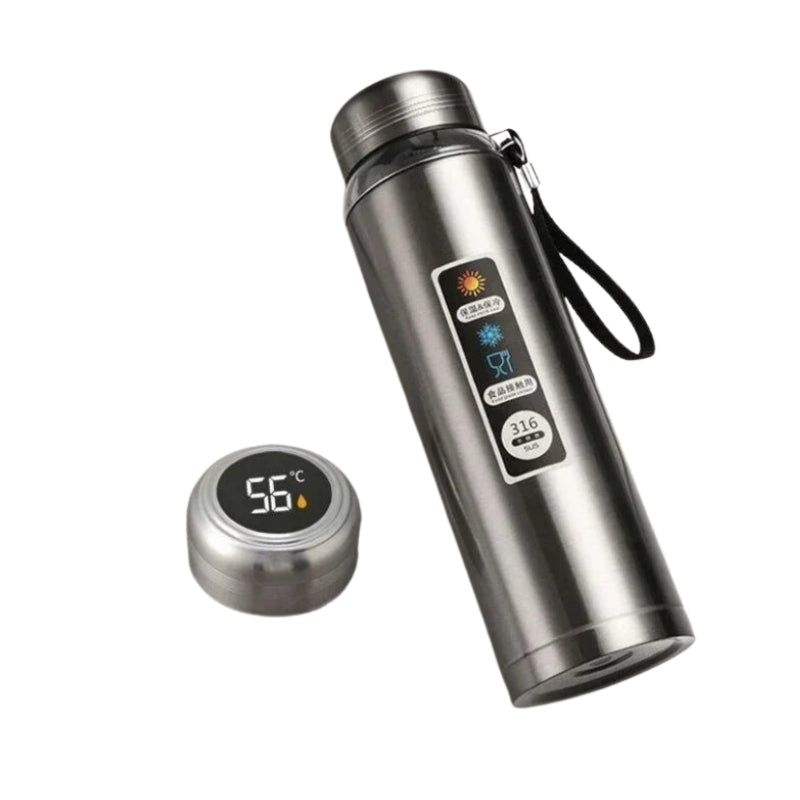 thermoskanne mit temperatur - Grau