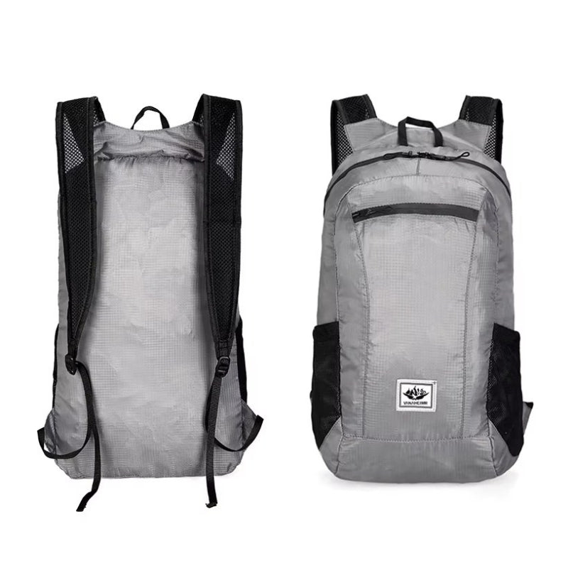 ultraleichter wanderrucksack zwei verschiedene winkel - Grau