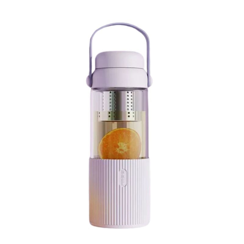 glasflasche mit infuser - Violett - 520ml