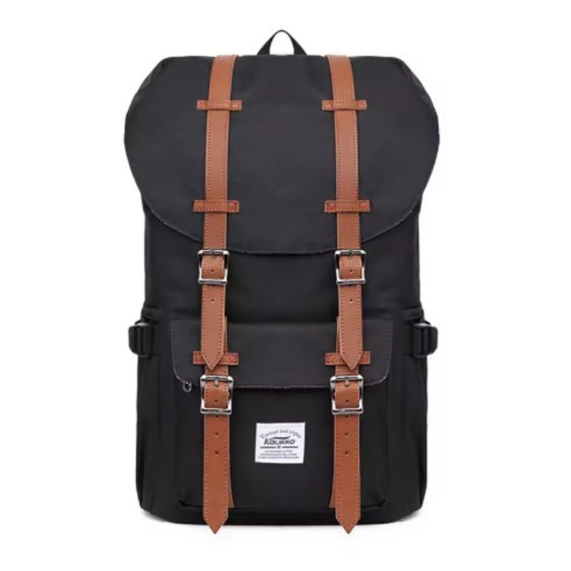 vintage reiserucksack details der riemen - Schwarz