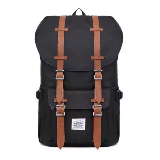 vintage reiserucksack details der riemen - Schwarz