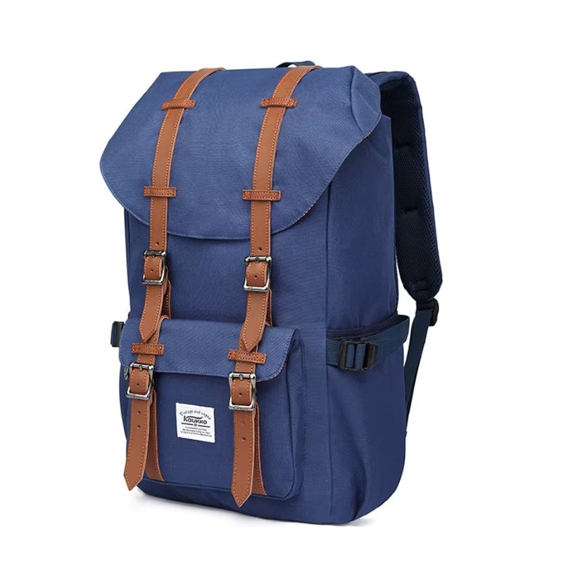 vintage reiserucksack details der riemen - Blau
