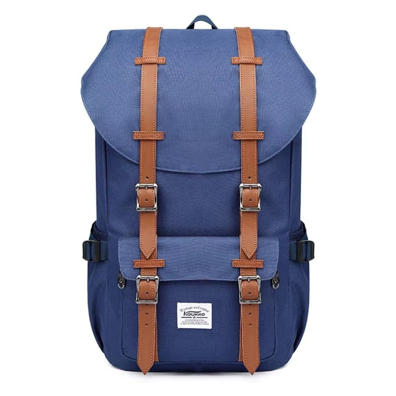 vintage reiserucksack details der riemen - Blau
