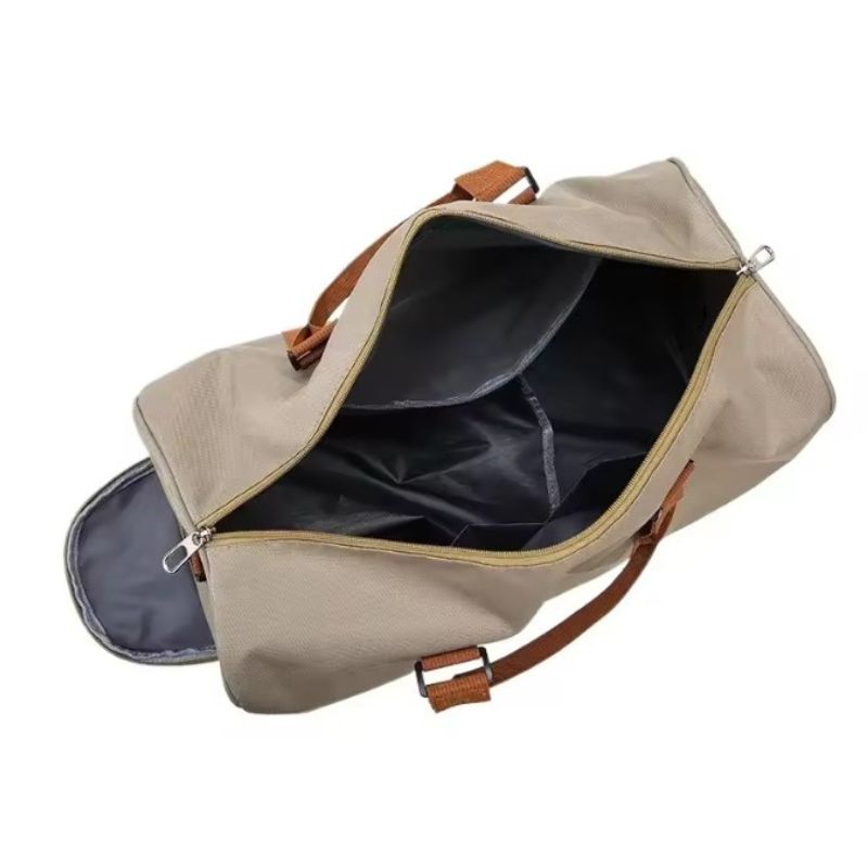 wochenendtasche mit schuhfach offenes fach - Khaki - Schwarz - Blau - Grün - Violett
