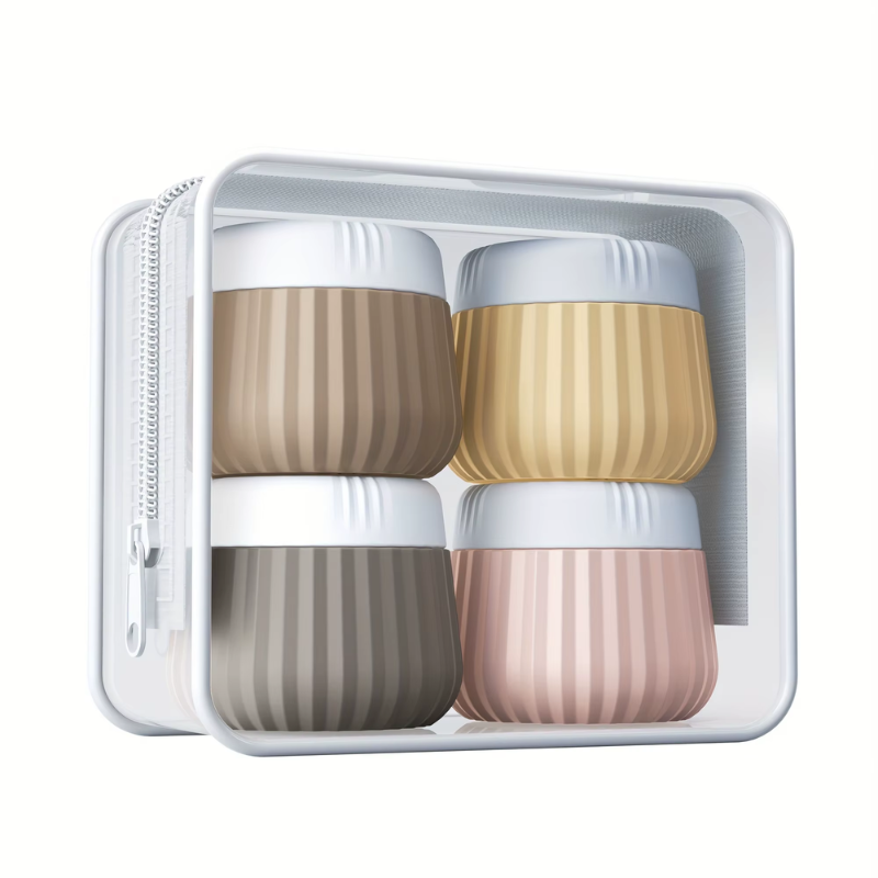 leere reise flasche für creme - Beige