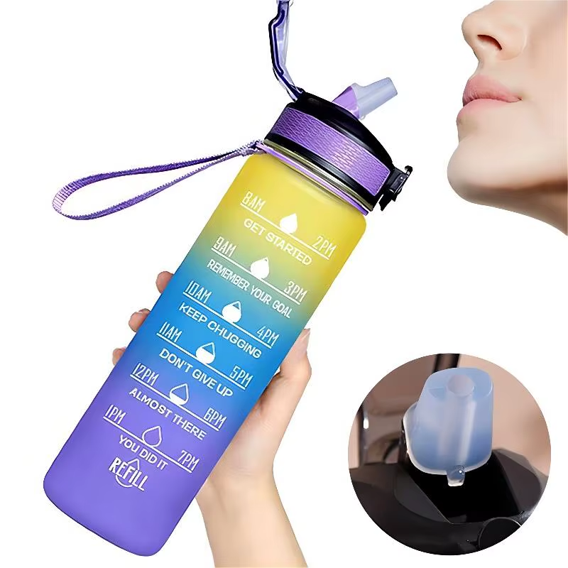 trinkflasche mit strohhalm nahaufnahme auf strohhalm - Violett und Gelb - Himmelblau - Türkis - Rosa - Schwarz - Rot und Schwarz - Rosa und Blau - Rosa und Türkis - Türkis und Fuchsia - Schwarz und Weiß