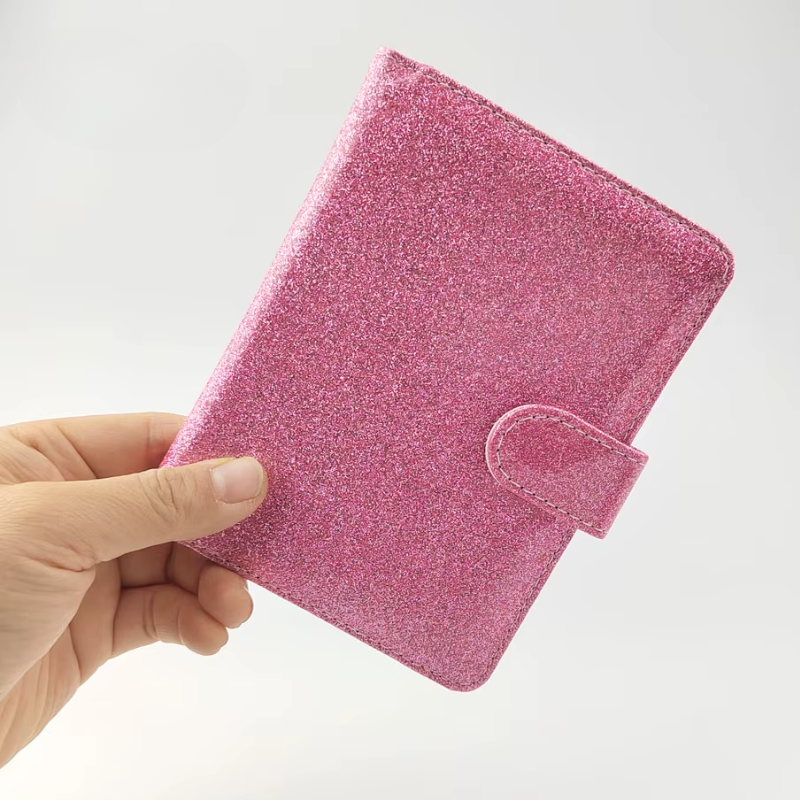 glitzer reisepasshülle - Rosa