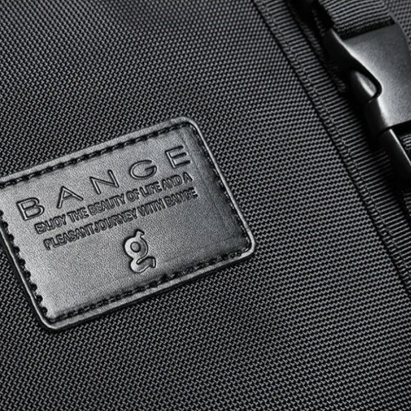 umwandlungsreise tasche nahaufnahme etikett - Schwarz