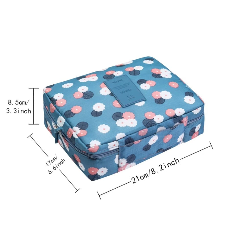 originale reise toilettentasche abmessungen angegeben - Weinrot - Violett und Kirschen - Blau und Kirschen - Rosa Flamingo - Kaktus - Leopard - Hellblau und Blumen - Bordeaux und Blumen - Rosa und Blumen - Marineblau und Blumen - Rosa Gestreift - Rosa und Kirschen - Bonbonrosa - Marineblau - Grau - Rosa mit Punkten - Grün und Kirschen