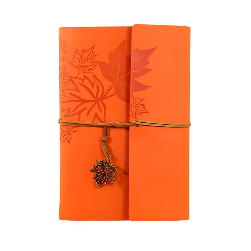 vintage reise notizbuch - Orange