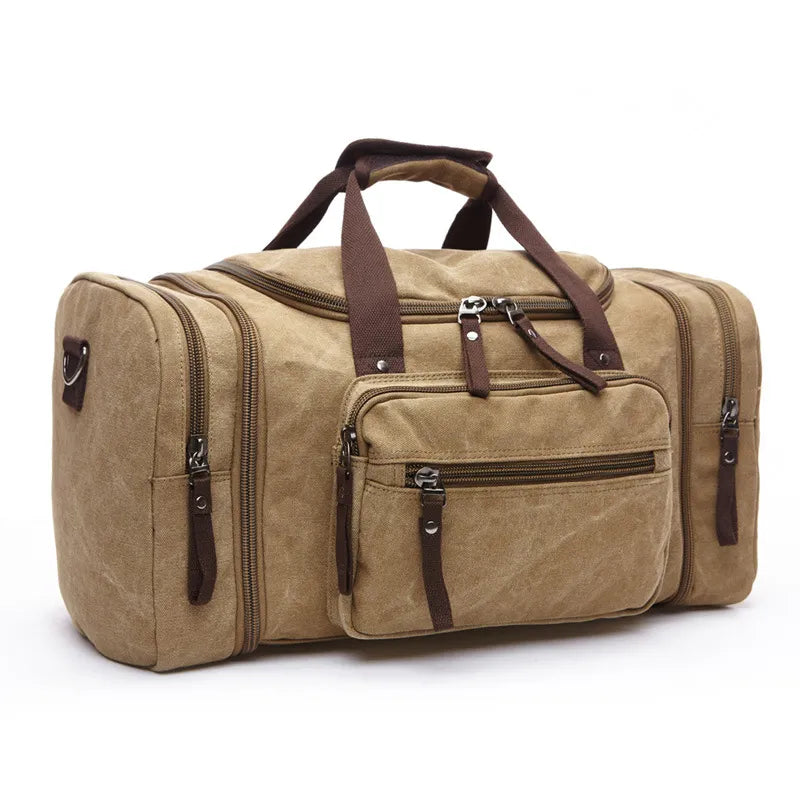 canvas reisetasche herren - Beige