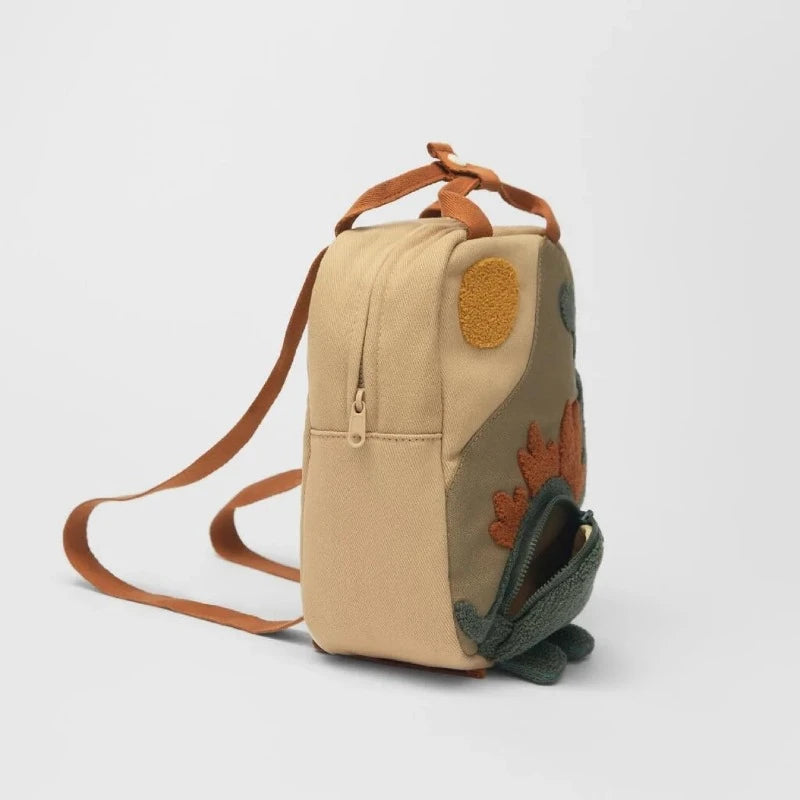 kleiner kinderrucksack detail des verschlusses - Mehrere Muster - Dinosaurier Motiv - Weltraum Motiv - Blumenmuster