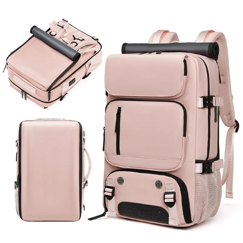 reisetasche praktische größe drei verschiedene winkel - Rosa - Türkis - Grau - Dunkelgrau - Armeegrün - Pastellgrün - Entenblau - Schwarz - Lavendel
