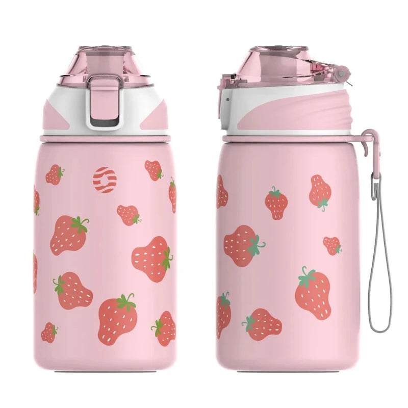 trinkflasche kinder ab 3 jahren - Erdbeere