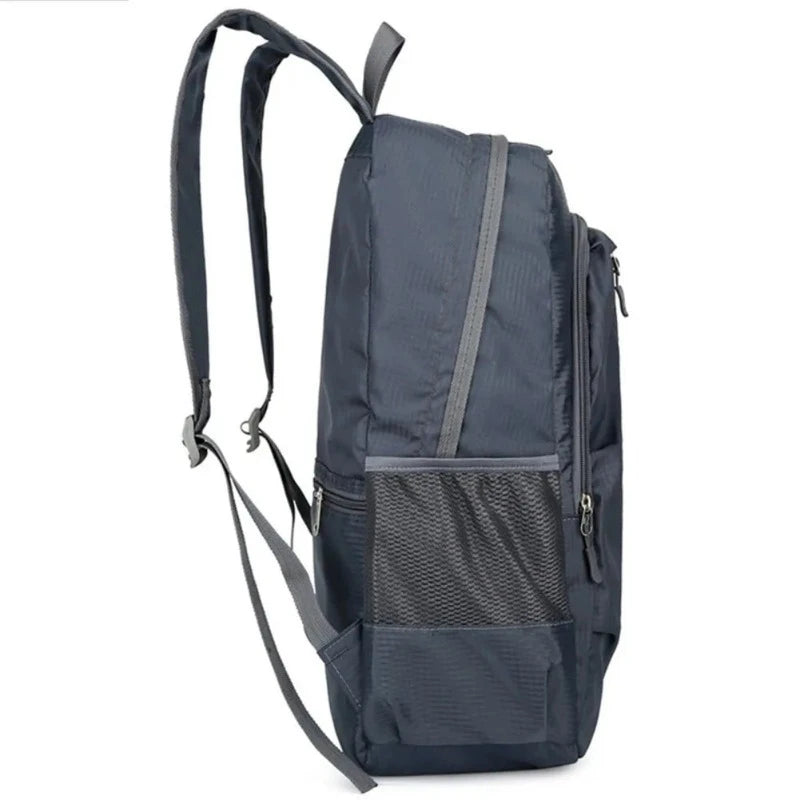 rucksack 30l wandern seitenansicht details - Himmelblau - Schwarz - Marineblau - Orange - Grau - Rosa