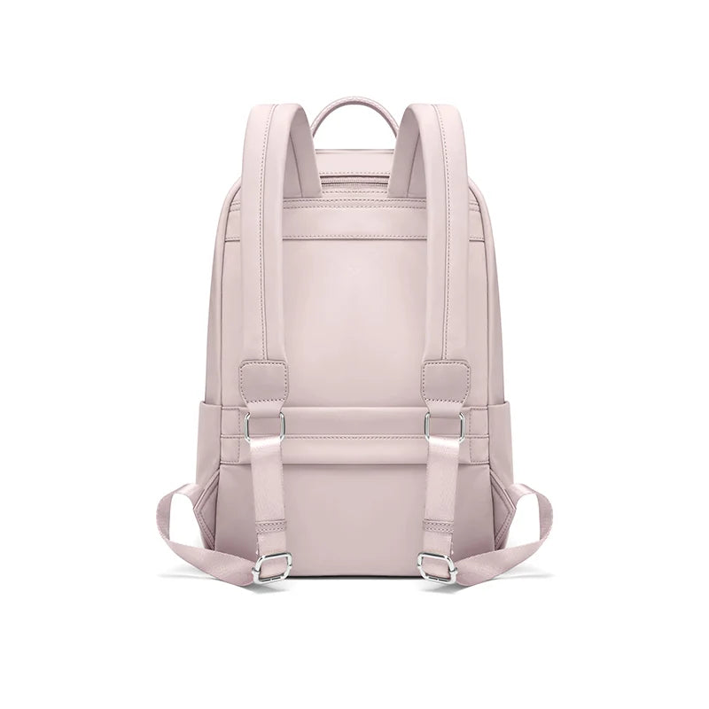 laptop-rucksack 15 zoll rückansicht details - Beige - Schwarz - Rosa