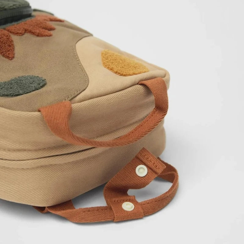kleiner kinderrucksack detail der tragegriffe - Mehrere Muster - Dinosaurier Motiv - Weltraum Motiv - Blumenmuster