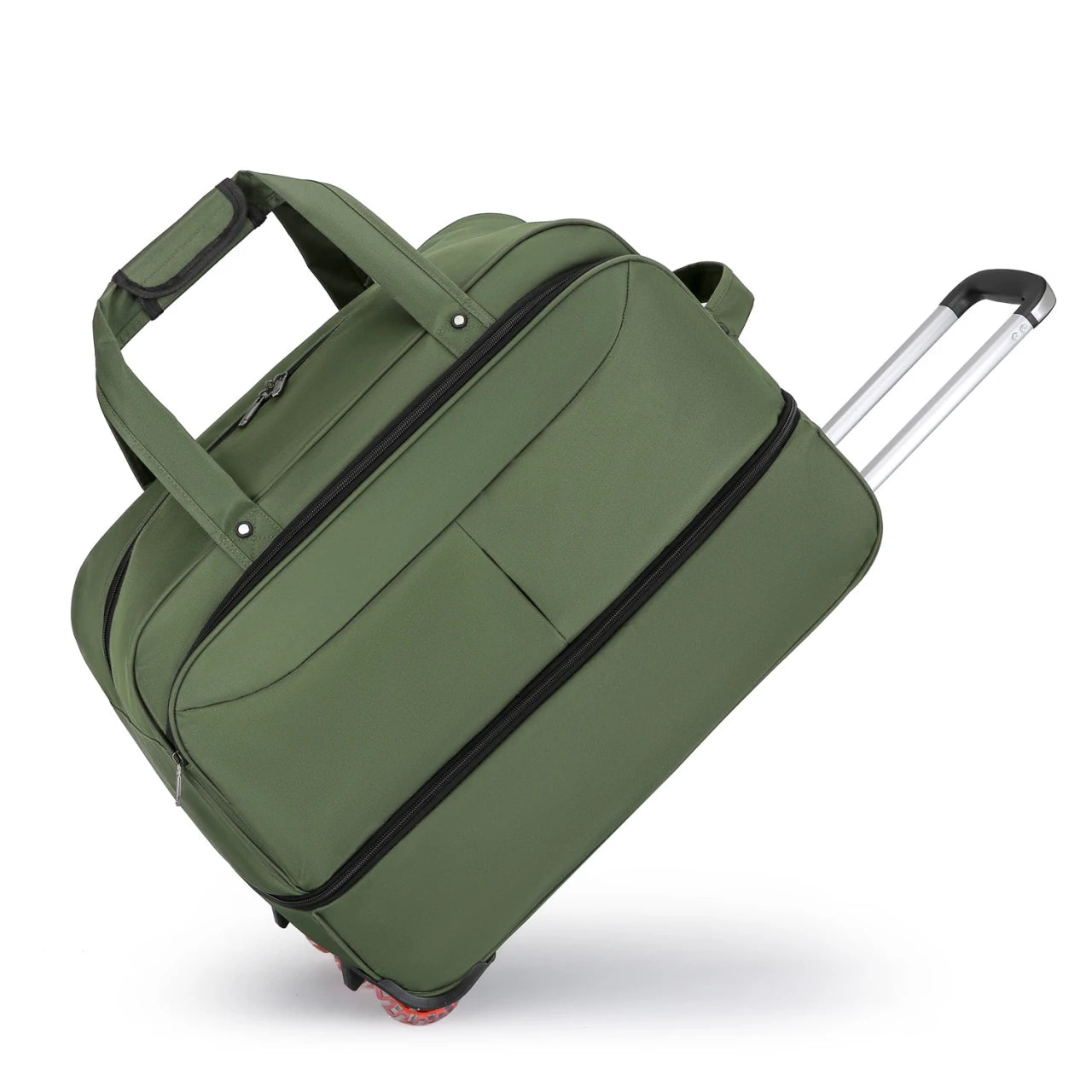 unisex reisetasche mit rollen - Grün