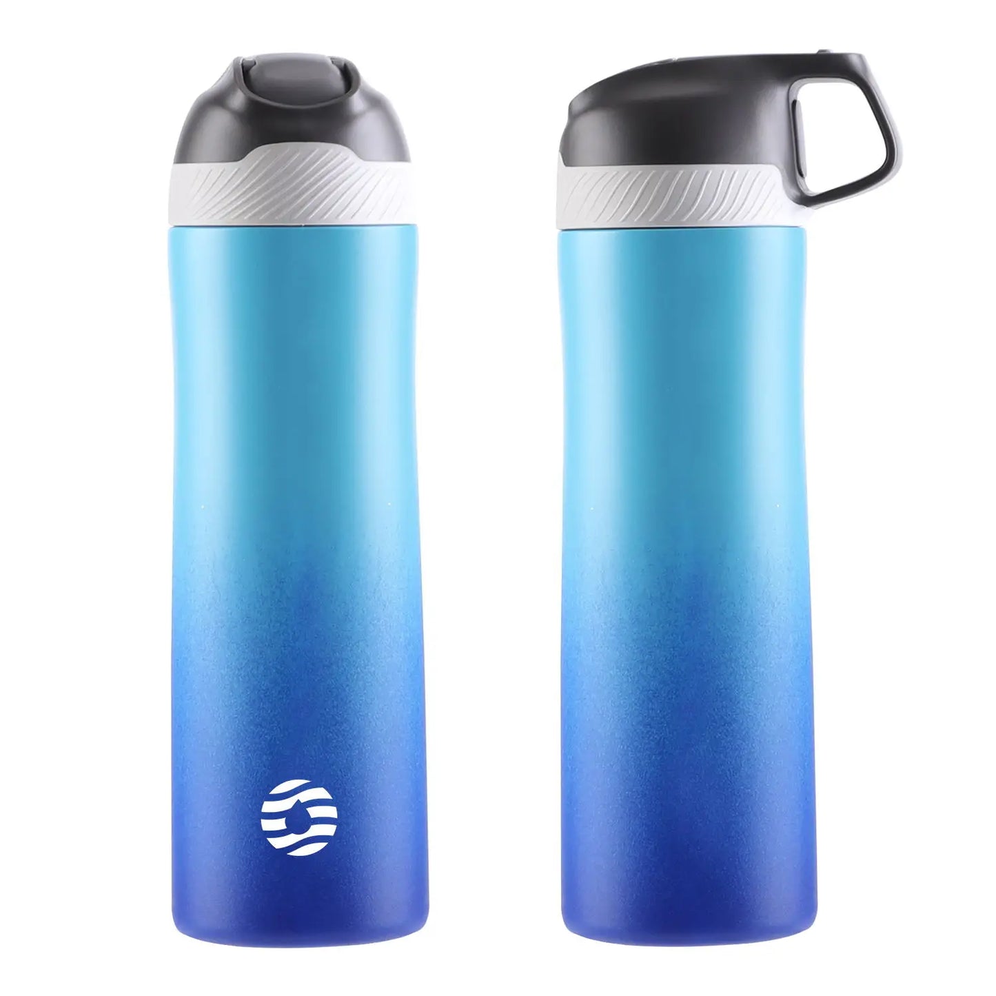 trinkflasche mit strohhalm für erwachsene - Blau