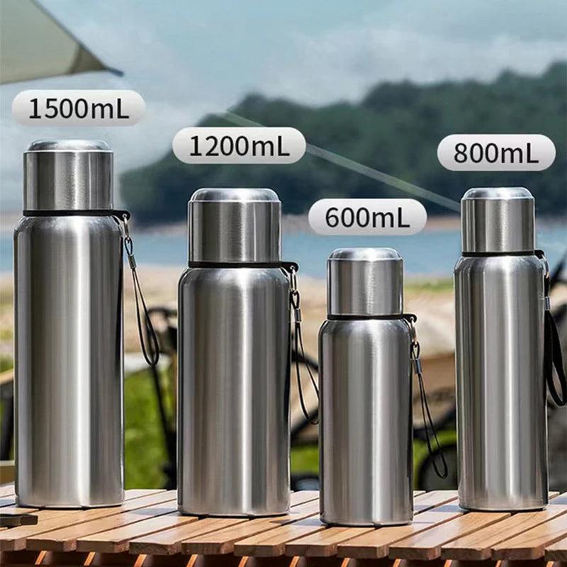 thermoskanne für kaffee vier größen ausgerichtet - Grau - Grau mit LED Temperatur - Schwarz - Schwarz mit LED Temperatur