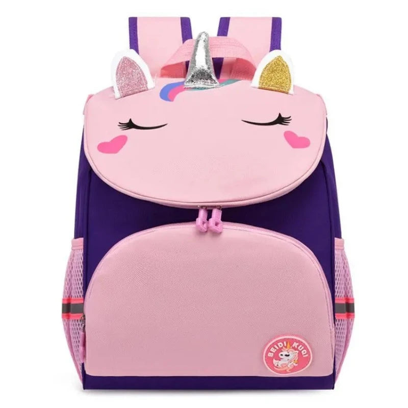personalisierbarer rucksack kinder - Rosa und Marineblau