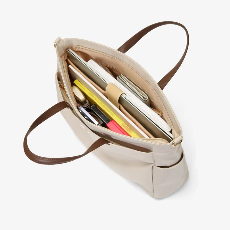 reisetasche frau offenes fach - Beige - Rosa - Schwarz
