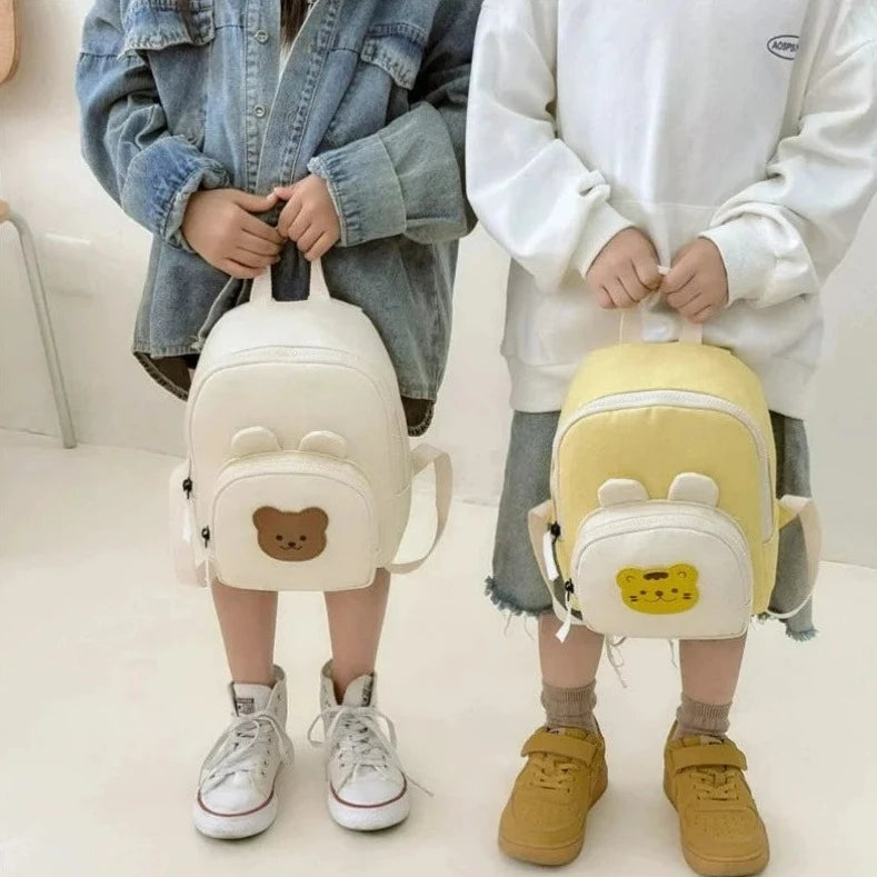 kinderrucksack 3 jahre zwei rucksäcke - Beige - Rosa - Gelb - Cremeweiß