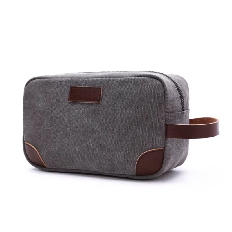 herren toilettentasche - Grau
