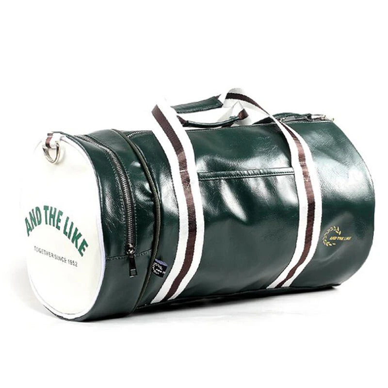 vintage sporttasche pu herren - Grün