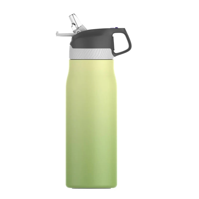 trinkflasche mit strohhalm für erwachsene - Grün - 710 ml