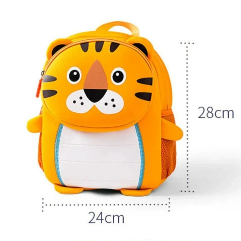 personalisierte kindertasche nahaufnahme vorderseite - Nashorn - Einhorn - Elefant - Löwe - Schwein - Tiger