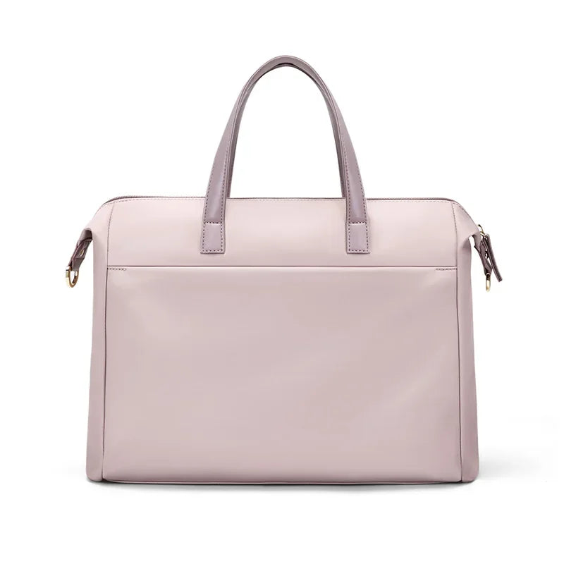 handtasche laptop frau nahaufnahme hinten - Rosa - Schwarz