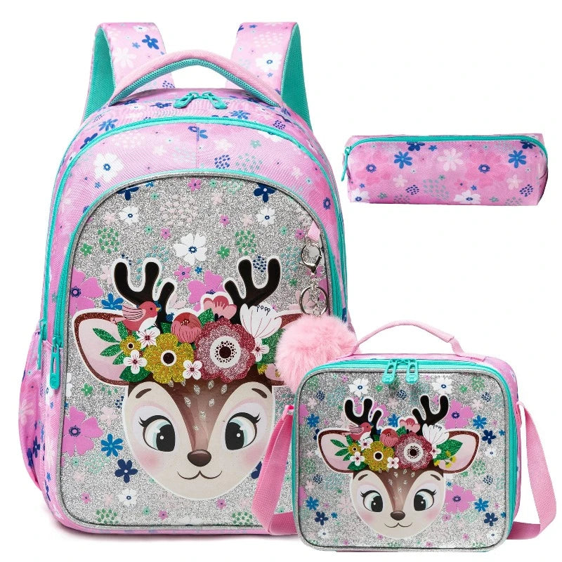 kinderrucksack ab 6 jahren - Hirschmotiv