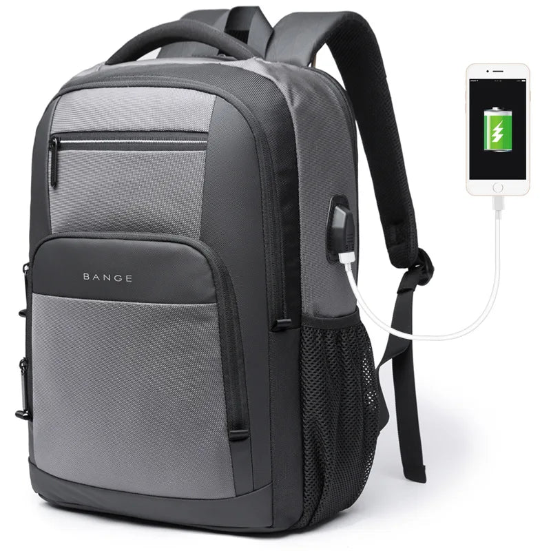 business rucksack herren - Grau - Schwarz - Marineblau