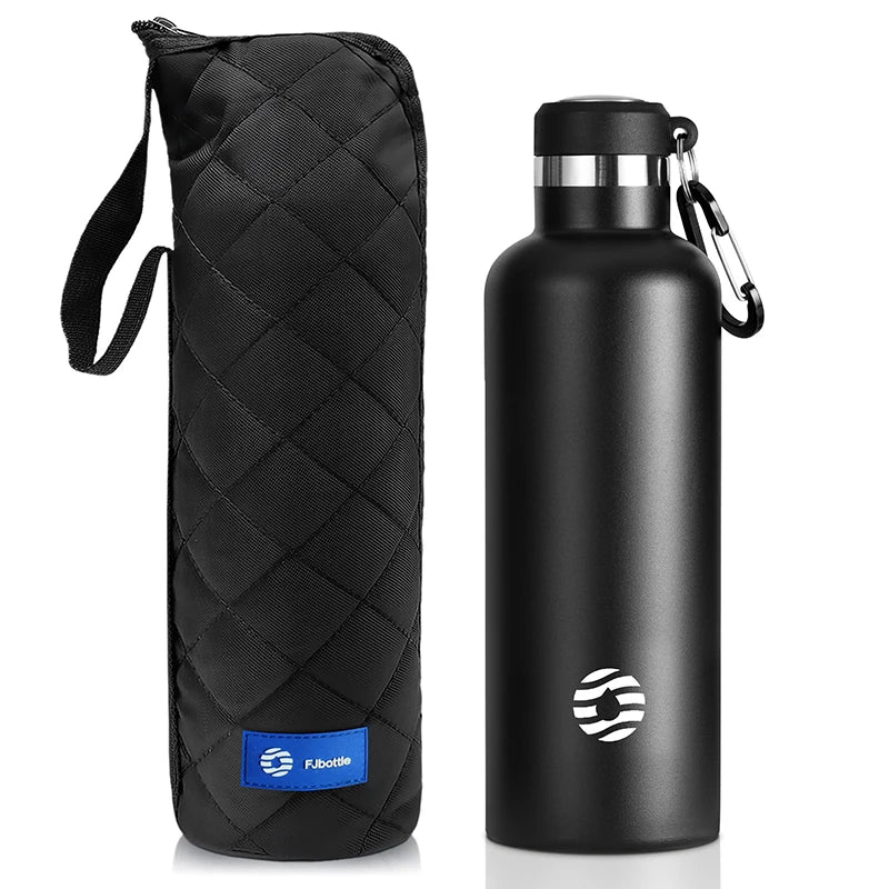 isolierflasche edelstahl - Schwarz - 750 ml