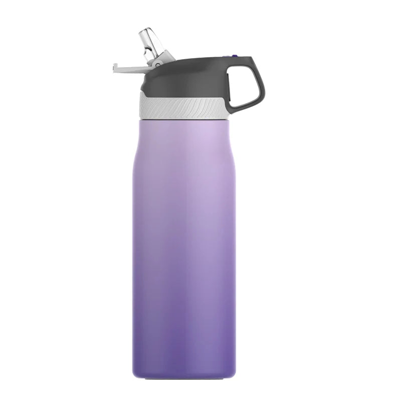 trinkflasche mit strohhalm für erwachsene - Violett