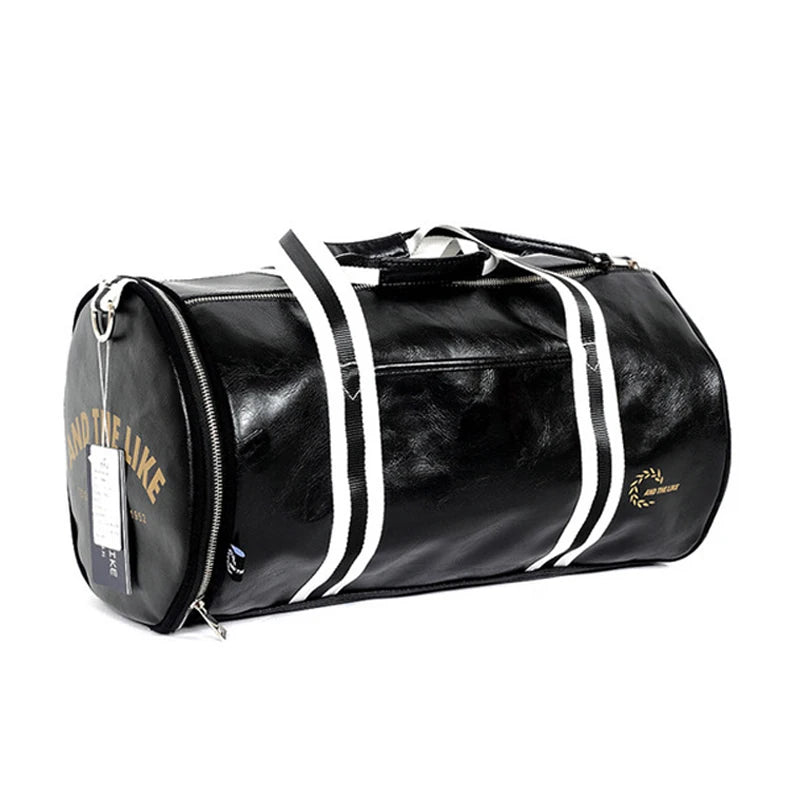 vintage sporttasche pu herren - Schwarz