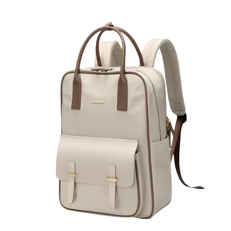 schicker laptop-rucksack für frauen - Beige