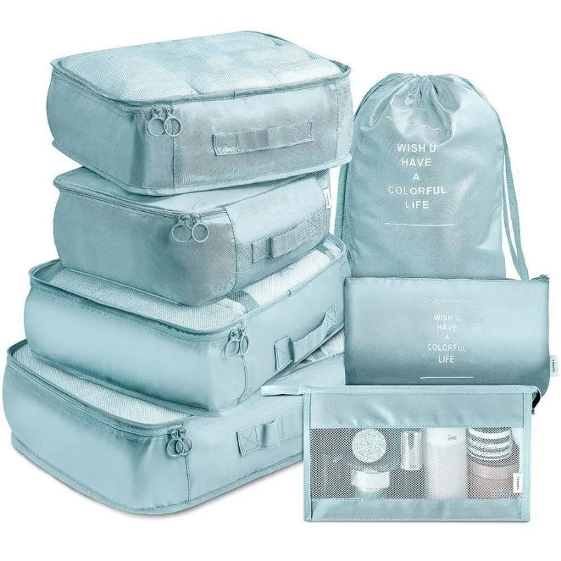 gepäckorganisator set - Himmelblau