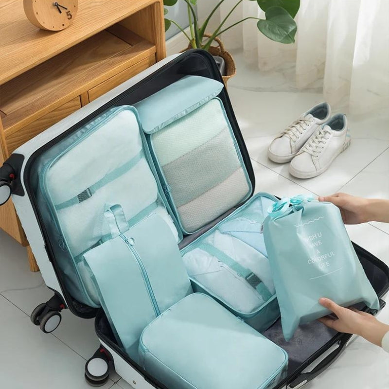 gepäck organizer offene fächer - Türkis - Marineblau - Hellblau - Beige - Schwarz - Grau - Rosa
