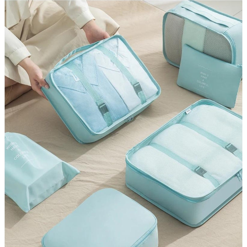 gepäck organizer unordnung artikel - Türkis - Marineblau - Hellblau - Beige - Schwarz - Grau - Rosa