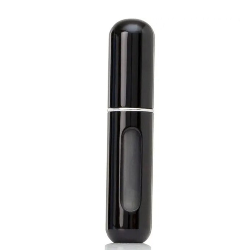 wiederaufladbarer reiseparfümzerstäuber - Glänzendes Schwarz - 8ml