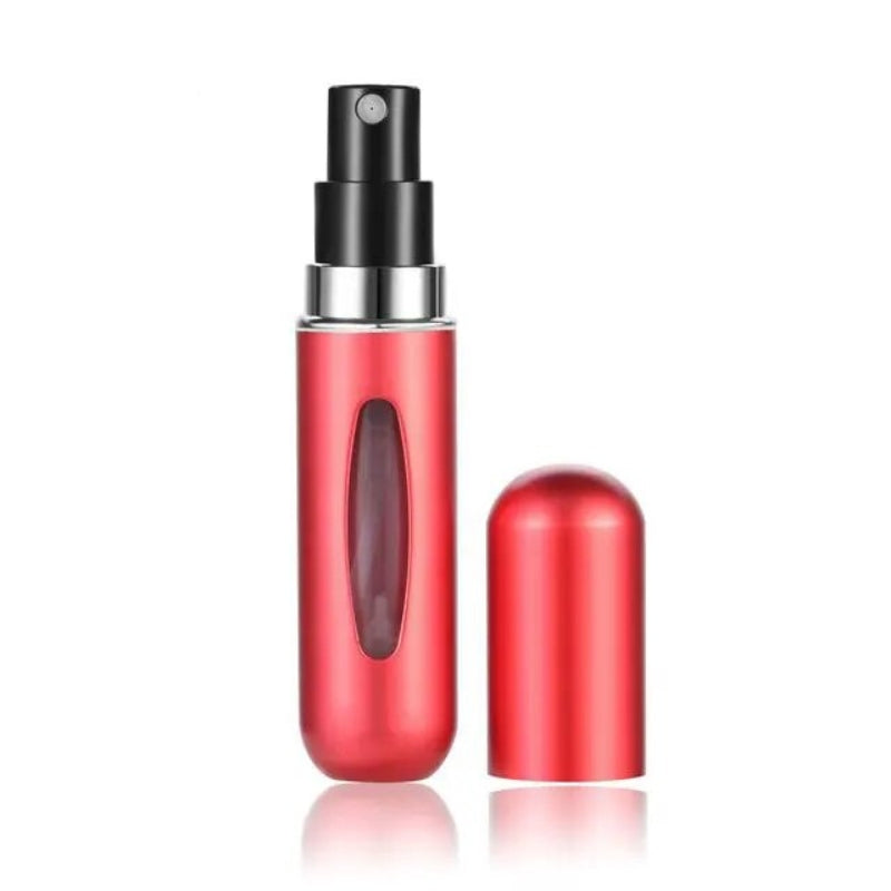 parfümzerstäuber tasche 10ml nachfüllbar - Mattes Rot - 5ml
