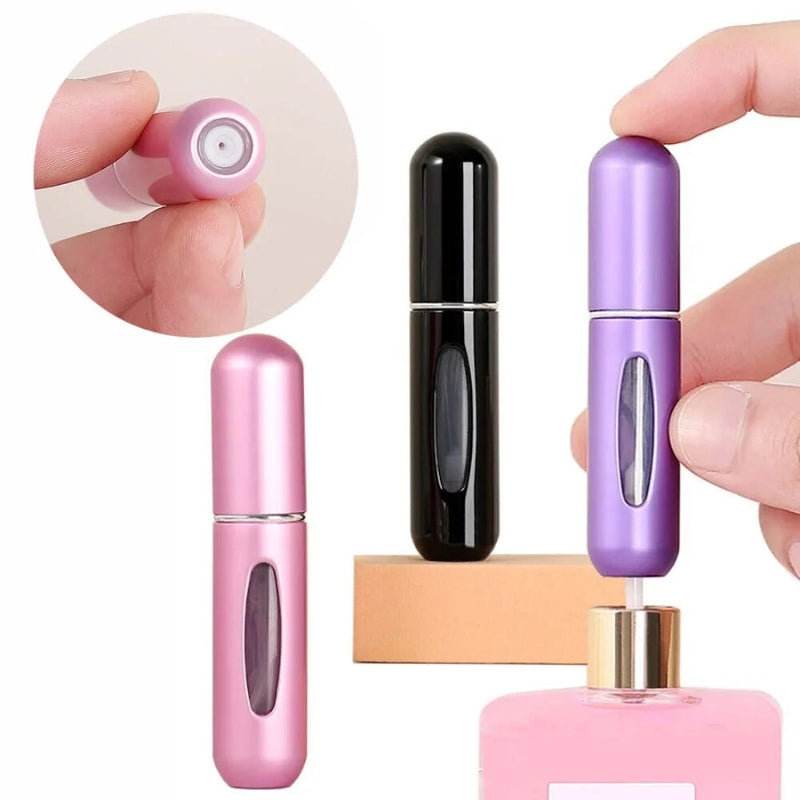 parfümzerstäuber - Glänzendes Schwarz - Mattschwarz - Matt Blau - Strahlendes Blau - Mattes Violett - Glänzendes Violett - Glänzendes Rosa - Mattes Rosa - Rosa Fuchsia Matt - Mattes Rot - Glänzendes Gold - Mattes Grün - Glänzendes Silber - Mattes Silber - Braun
