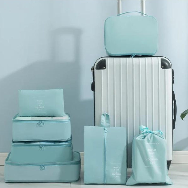 gepäckorganisator - Türkis - Marineblau - Hellblau - Beige - Schwarz - Grau - Rosa