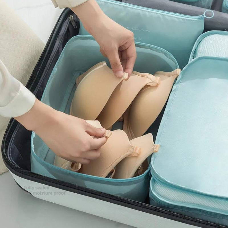 gepäckorganisator - Türkis - Marineblau - Hellblau - Beige - Schwarz - Grau - Rosa