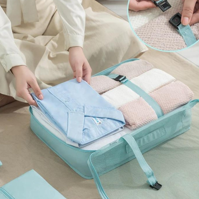 koffer mit organizer - Türkis - Marineblau - Hellblau - Beige - Schwarz - Grau - Rosa