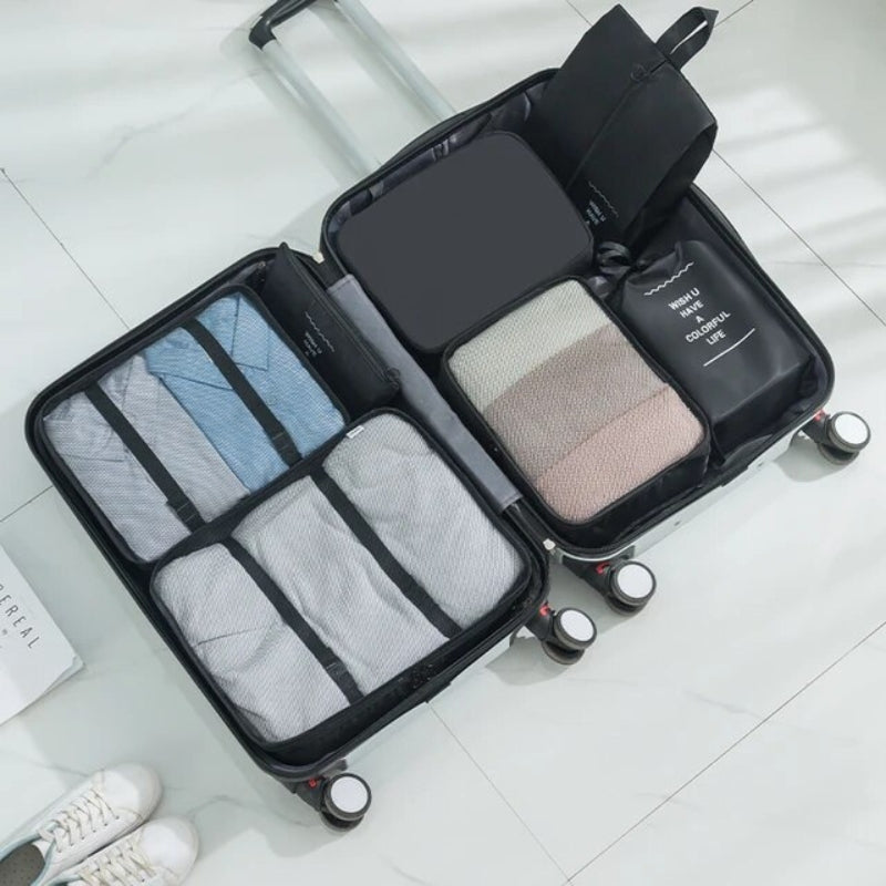schwarzer gepäckorganisator - Schwarz