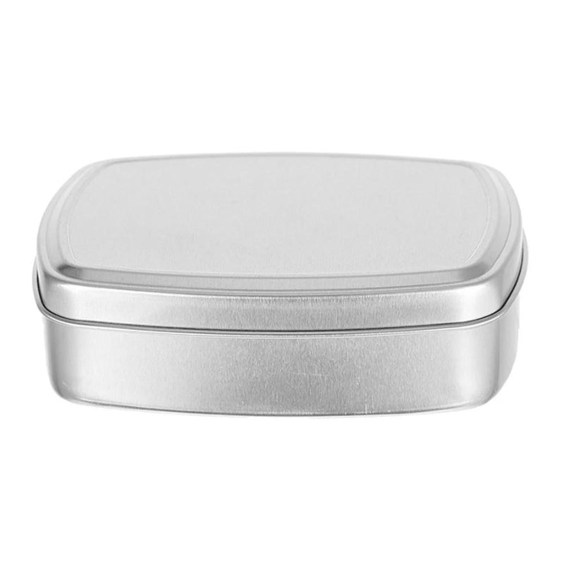 seifenbox aus metall - Silber (2er-Set)